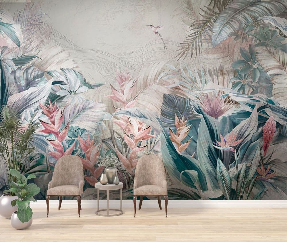 Tropical Birds & Leave view 1