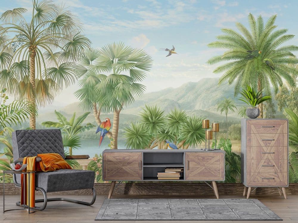 Tropical Mountain Garden view 1