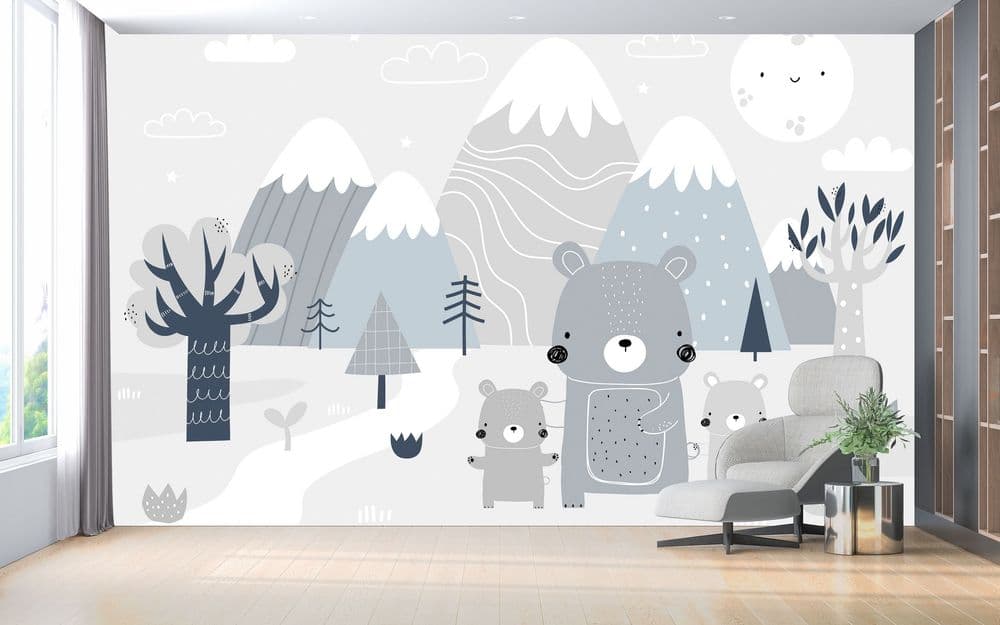 Winter Woodland Friends view 1