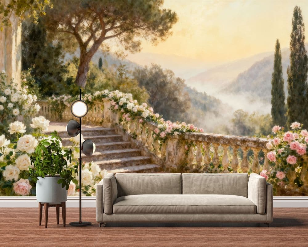 The Enchanted Villa Balcony view 1