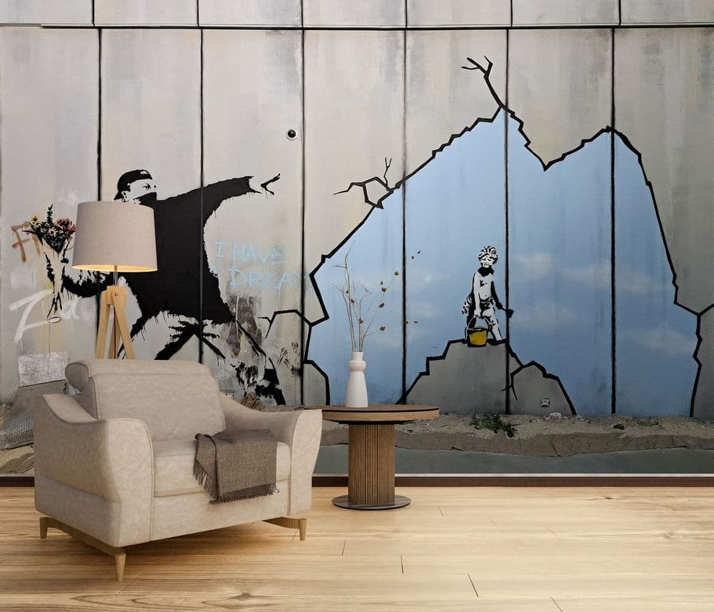 Graffiti Cityscape view 1