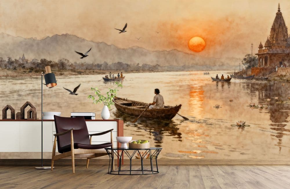 Sunrise Serenade on the Ganges view 1