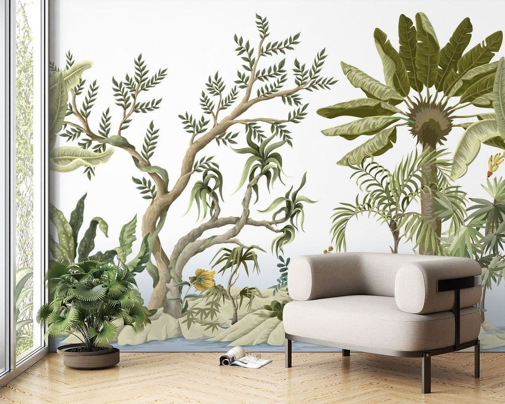 Trendy Jungle Border view 1