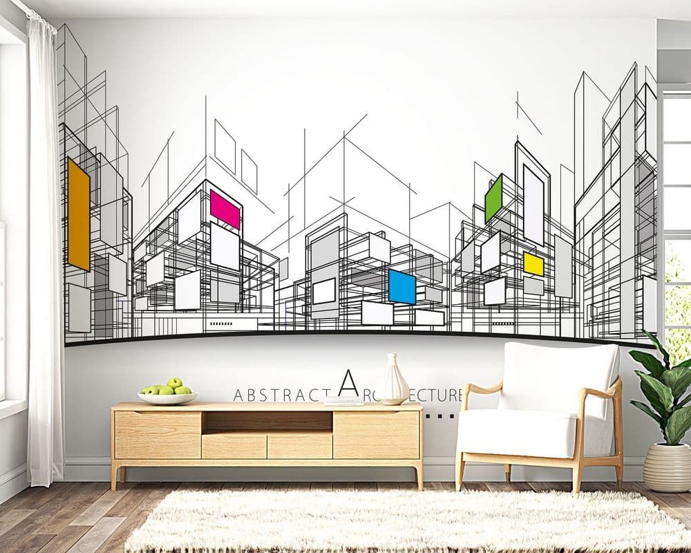 Abstract Color Architecture view 1