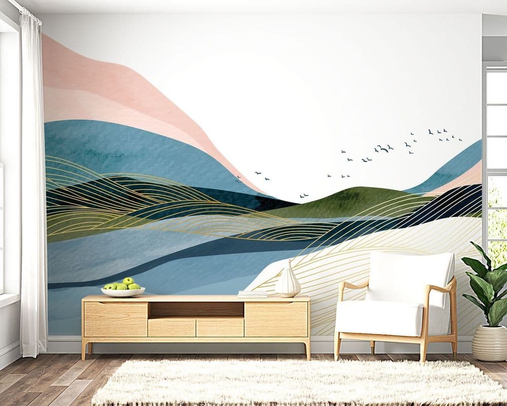 Abstract Layered Landscape view 1