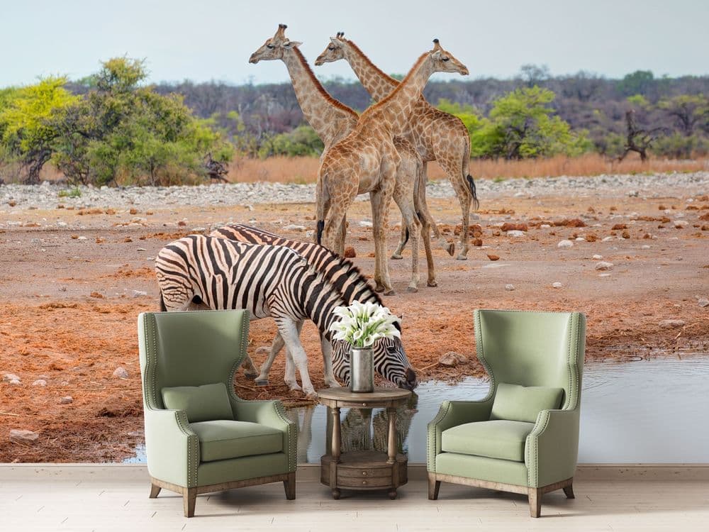 African Wildlife Herd view 1