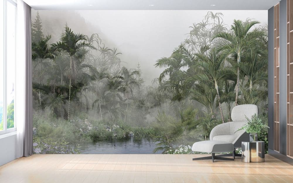 Foggy Tropical Jungle view 1