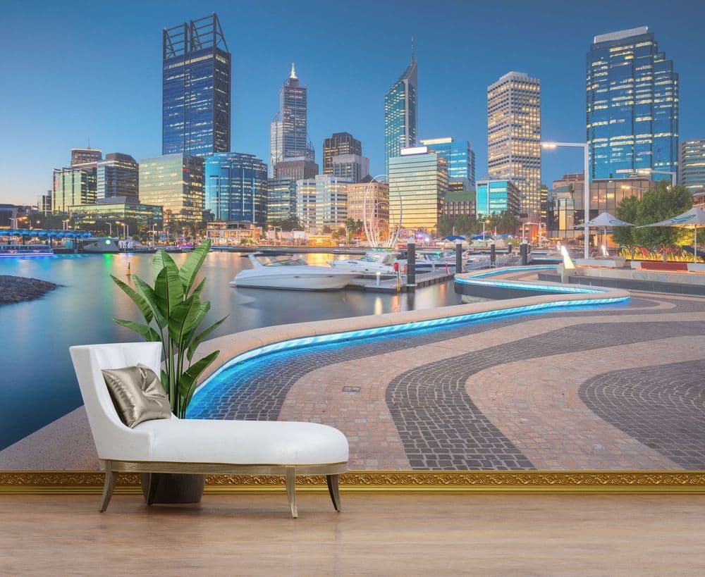 Contemporary Waterfront City view 1