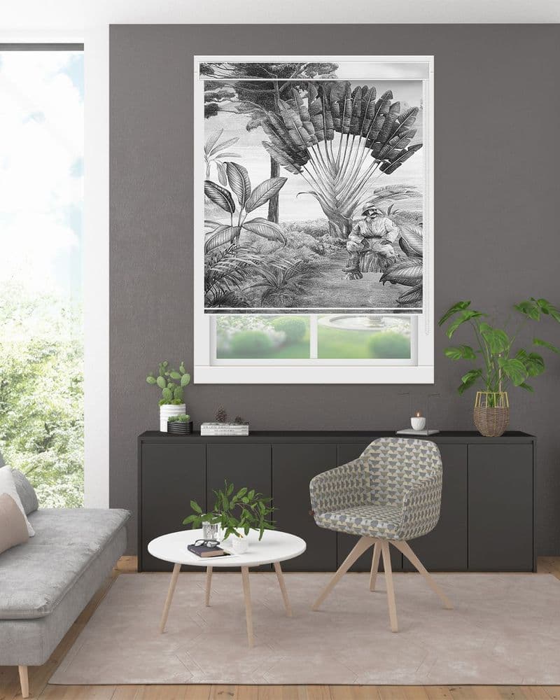 Monochrome Rainforest view 1