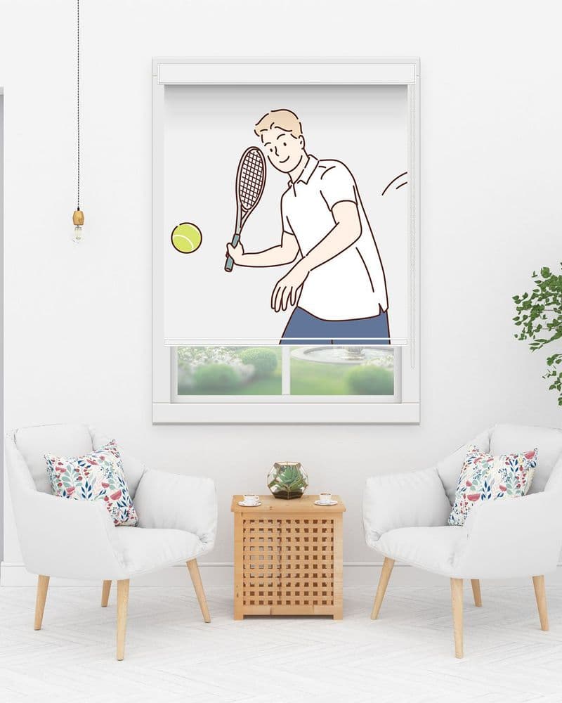 Tennis Serve view 1