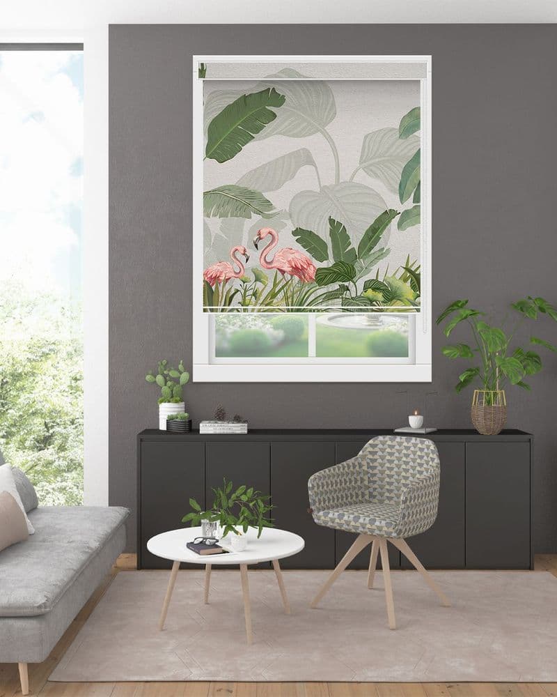 Flamingo Banana Mural view 1