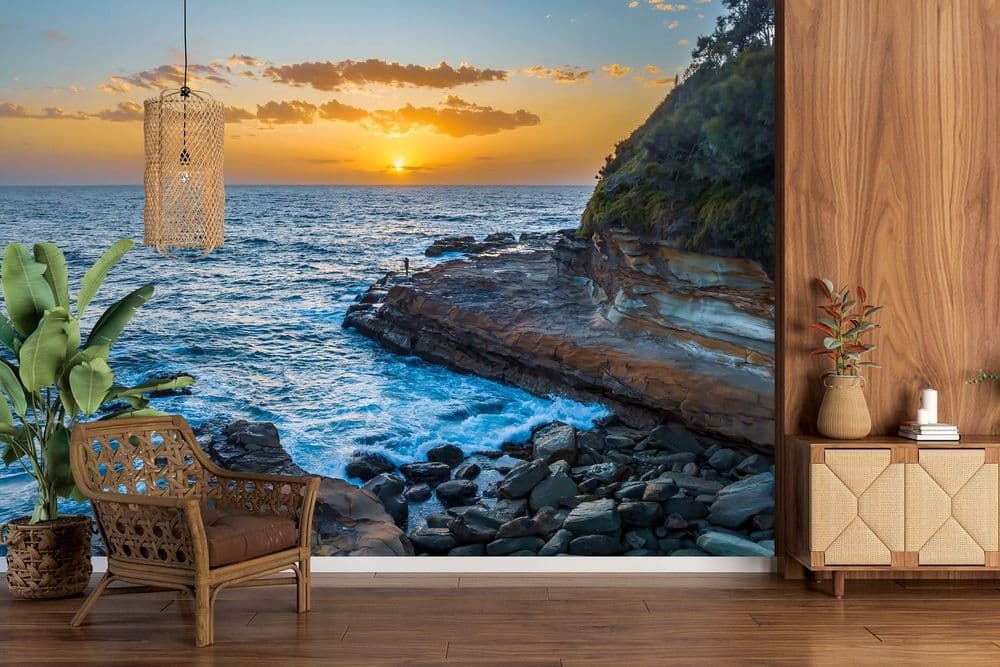 Ocean Sunset Coast view 1