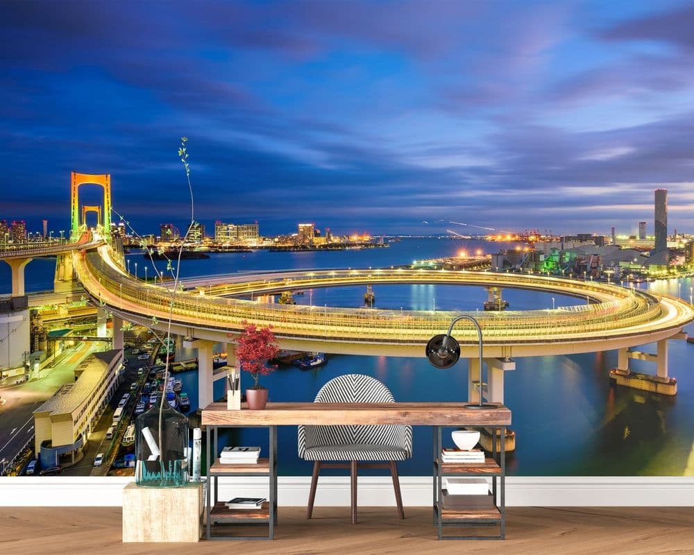 Illuminated Bridge view 1