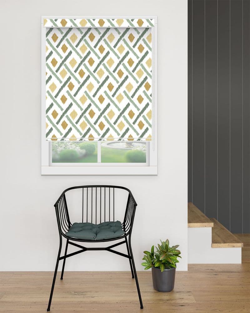 Mint Diamond Weave view 1