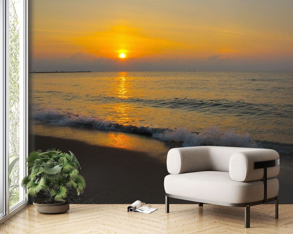 Golden Ocean Sunset view 1