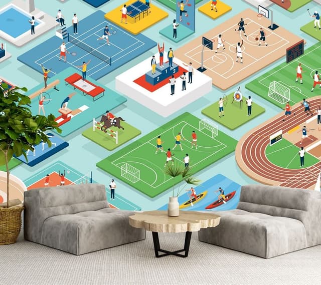 Multi Sports Sign Multi Sport Arena | House of Decor